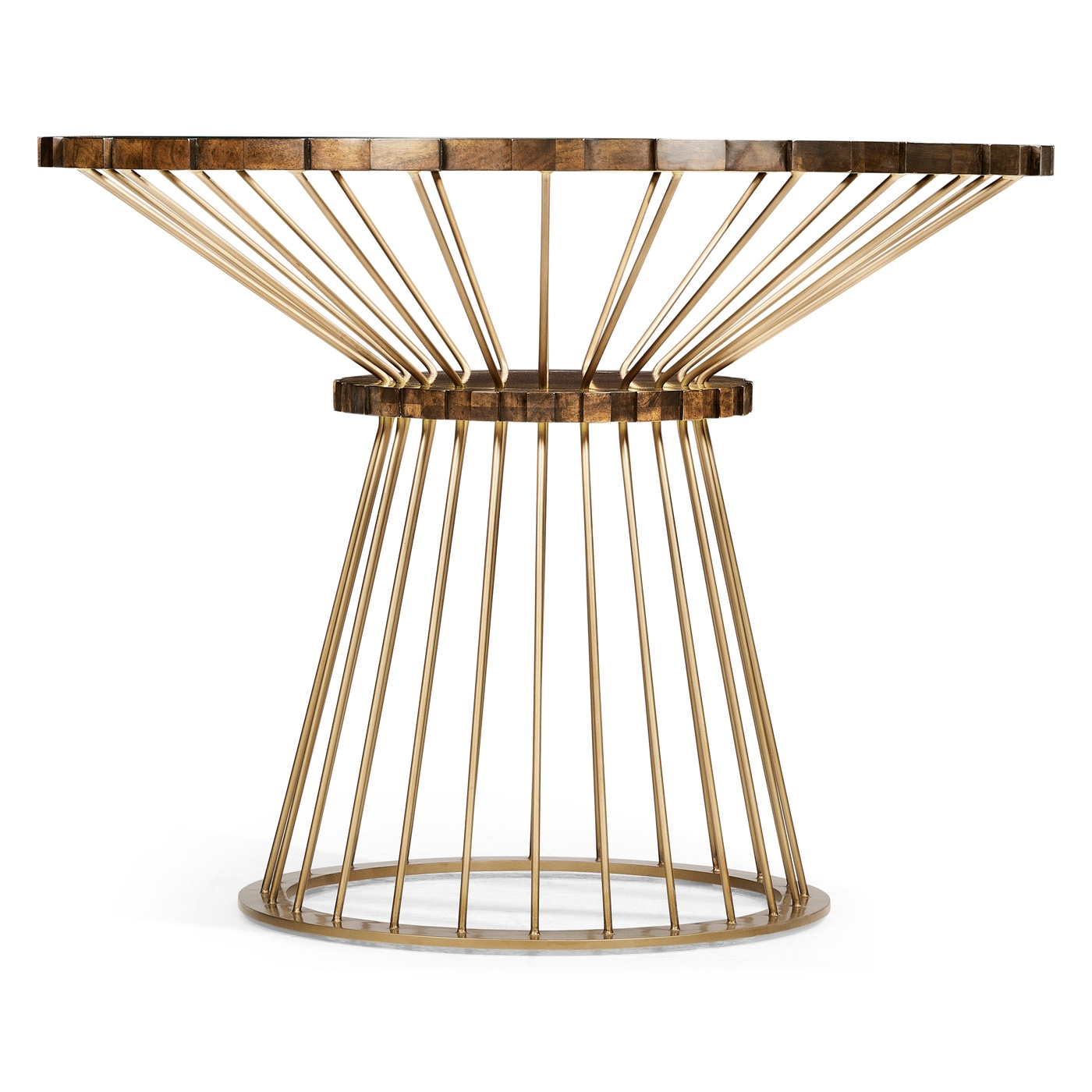 Camden Round Brass Centre Table