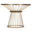 Camden Round Brass Centre Table