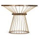 Camden Round Brass Centre Table