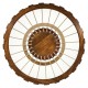 Camden Round Brass Centre Table
