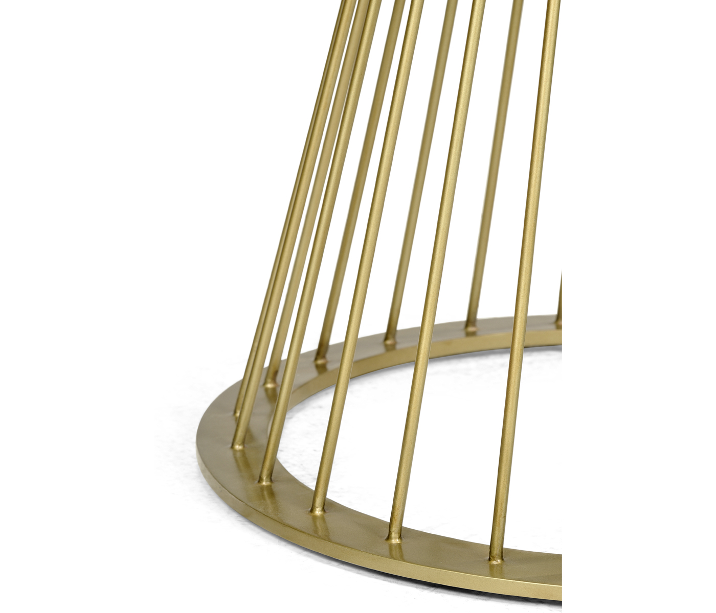 Camden Round Brass Centre Table