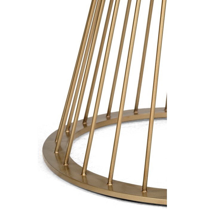Camden Round Brass Centre Table