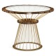 Camden Round Brass Centre Table
