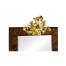 Hallway mirror with gilded carving
