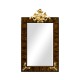 Hallway mirror with gilded carving