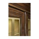 Dark Rosewood Four-Door Display Cabinet