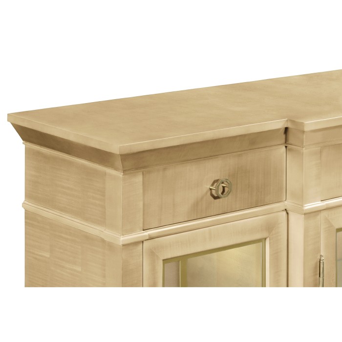 Champagne Four-Door Display Cabinet