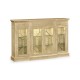 Champagne Four-Door Display Cabinet