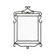Wrought-iron mirror