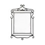 Wrought-iron mirror