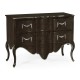 Black Eucalyptus Bombe Chest of Drawers 52