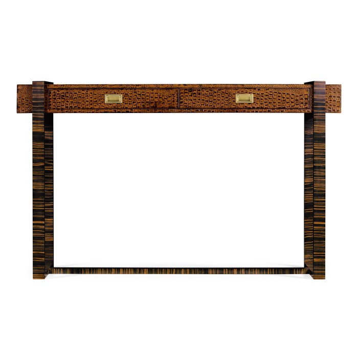 Choc faux Croc console