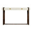 Great White faux Croc console