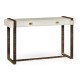 Great White faux Croc console