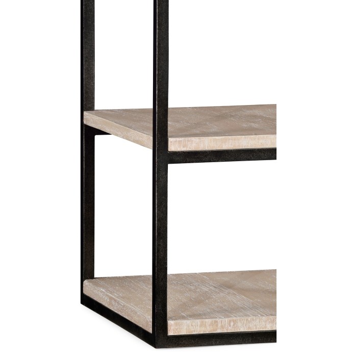 5 tiered étagère in limed acacia