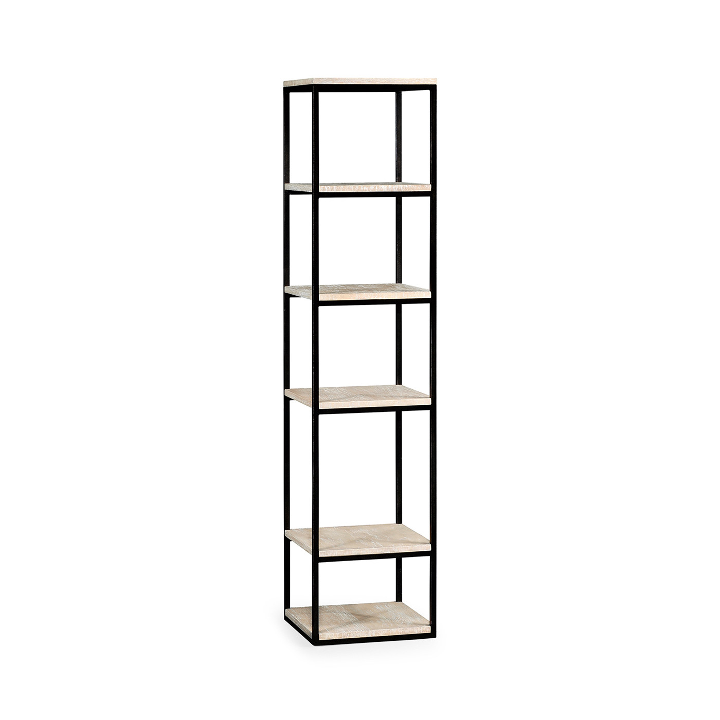 5 tiered étagère in limed acacia