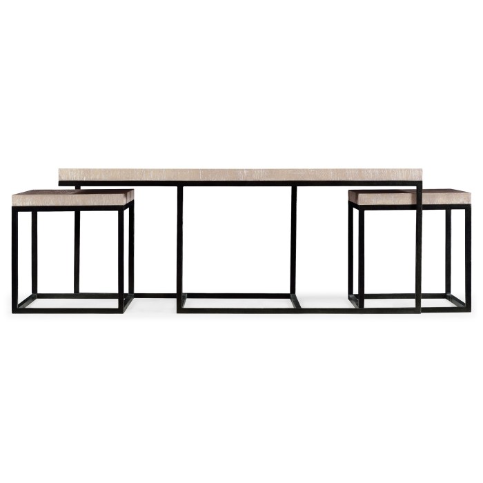 Rectangular Coffee Table in Limed Acacia