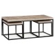 Rectangular Coffee Table in Limed Acacia