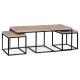 Rectangular Coffee Table in Limed Acacia