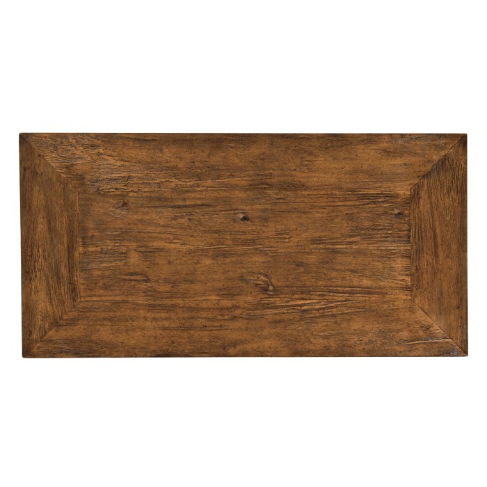 Rectangular Coffee Table in Rustic Walnut