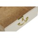 Great White faux Croc valise desk
