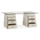 Great White faux Croc valise desk