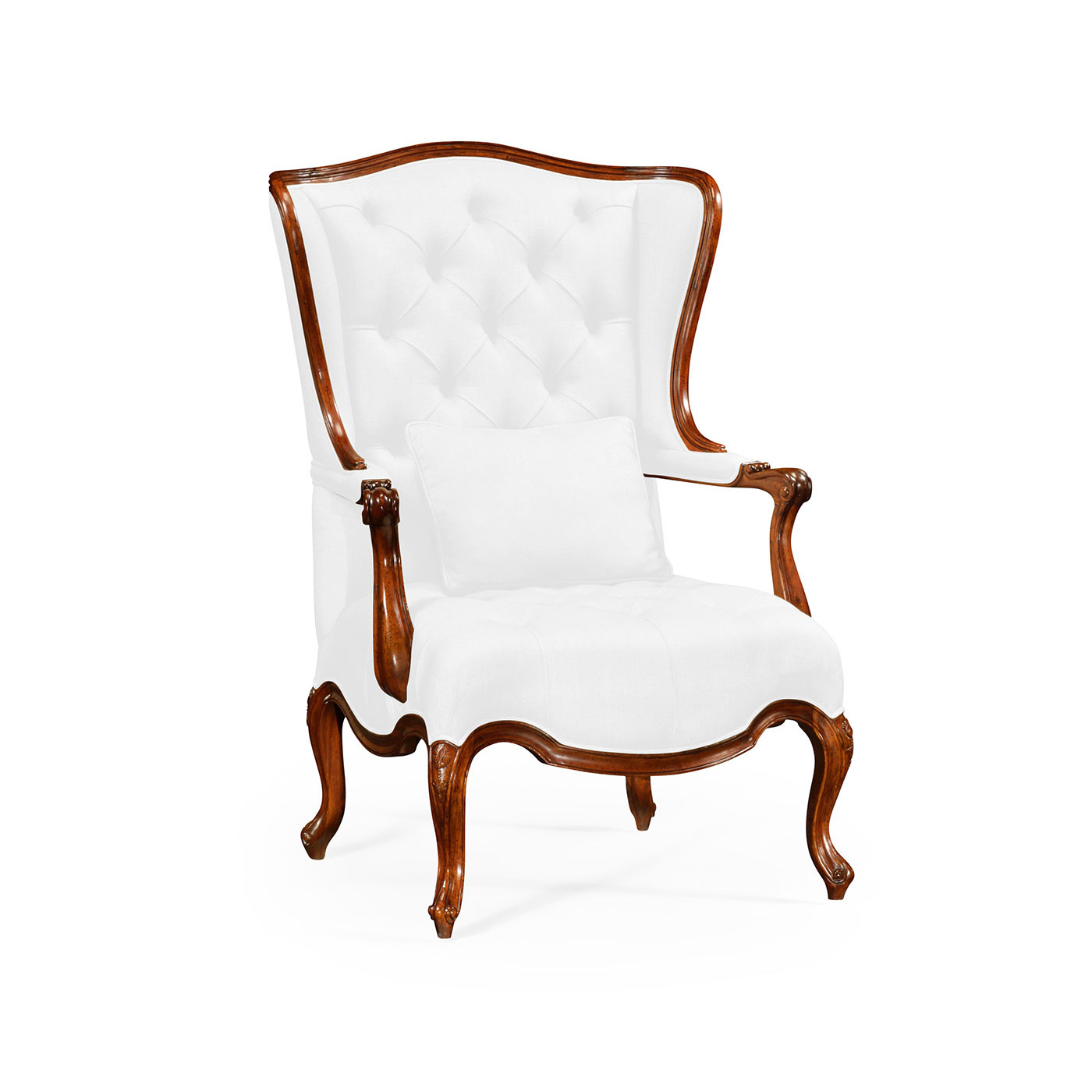 Wing-backed chair in COM