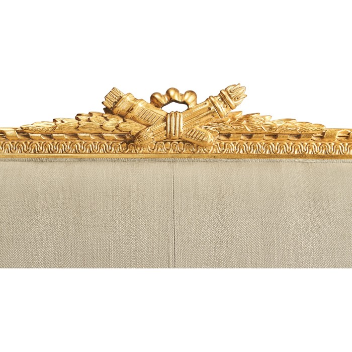 Gold Leaf Two-Seater Sofa