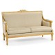 Gold Leaf Two-Seater Sofa