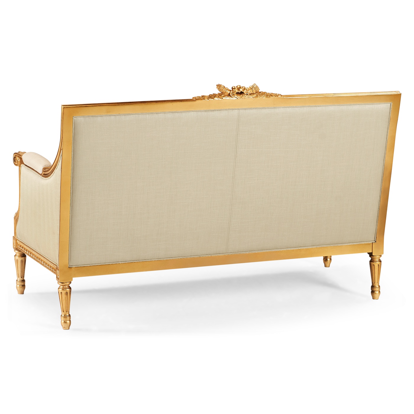 Gold Leaf Two-Seater Sofa