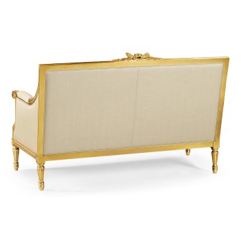 Gold Leaf Two-Seater Sofa