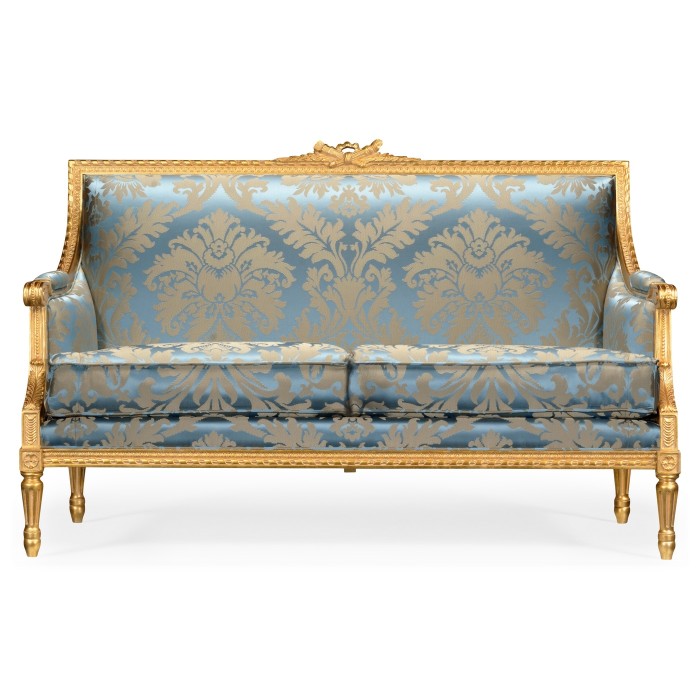 Gold Leaf Two-Seater Sofa