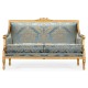 Gold Leaf Two-Seater Sofa