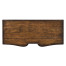 Chest of drawers in rustic walnut