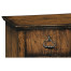 Chest of drawers in rustic walnut