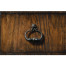Chest of drawers in rustic walnut