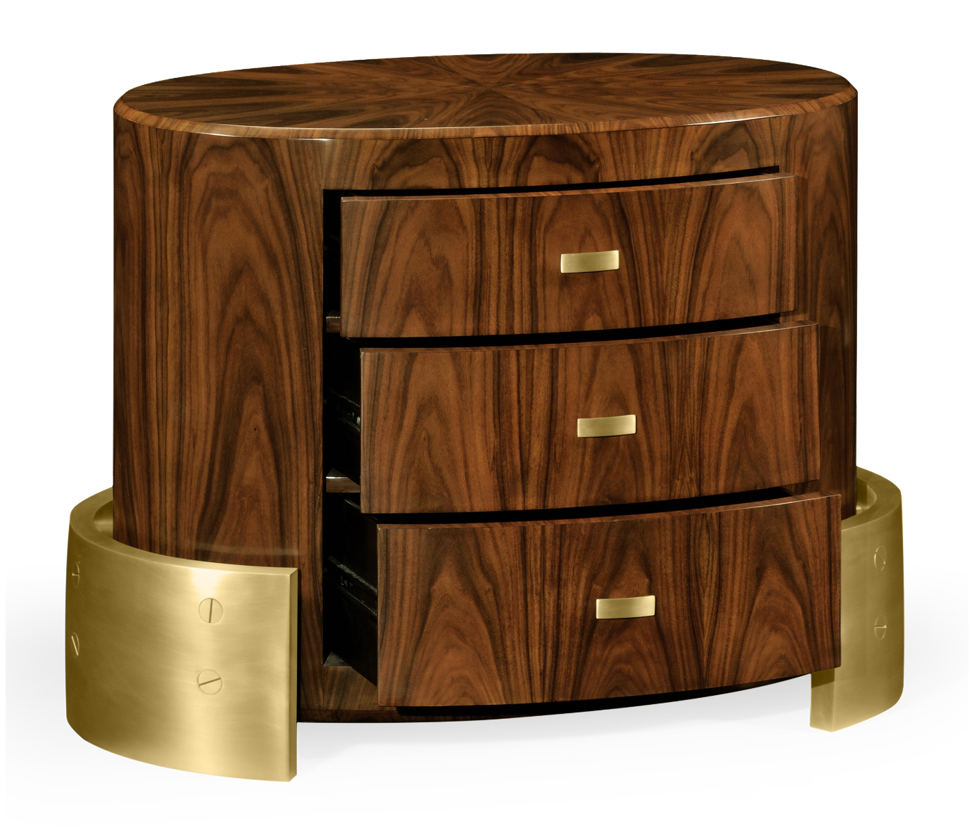 Small oval chest of drawers