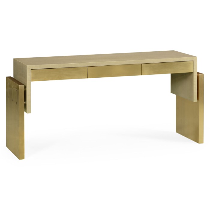 Contemporary console table with drawers