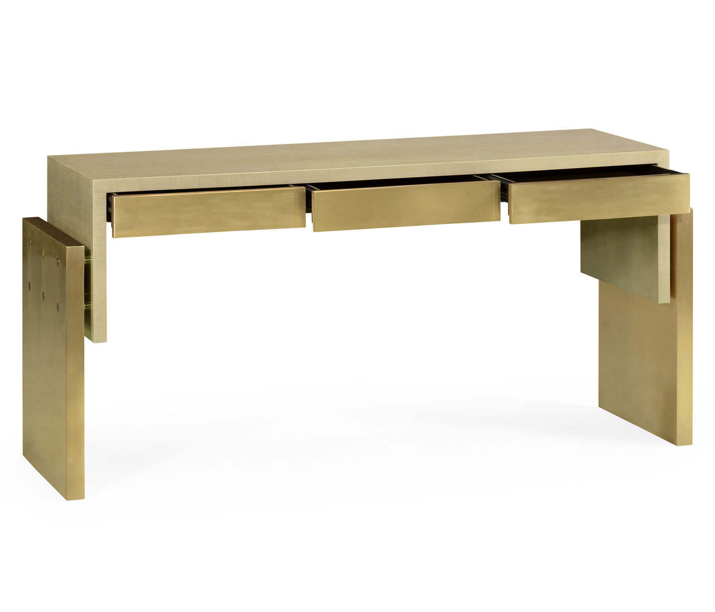 Contemporary console table with drawers