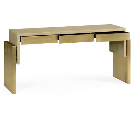 Contemporary console table with drawers