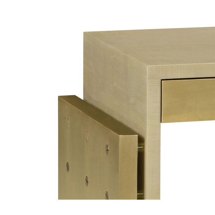 Contemporary console table with drawers