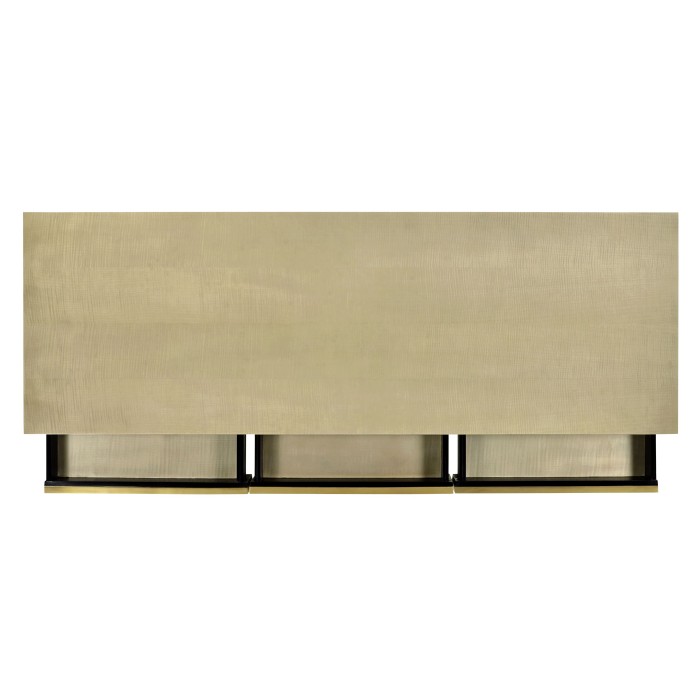 Contemporary console table with drawers