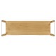 Architects Console Table with Drawers Ang Glass Top