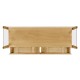 Architects Console Table with Drawers Ang Glass Top