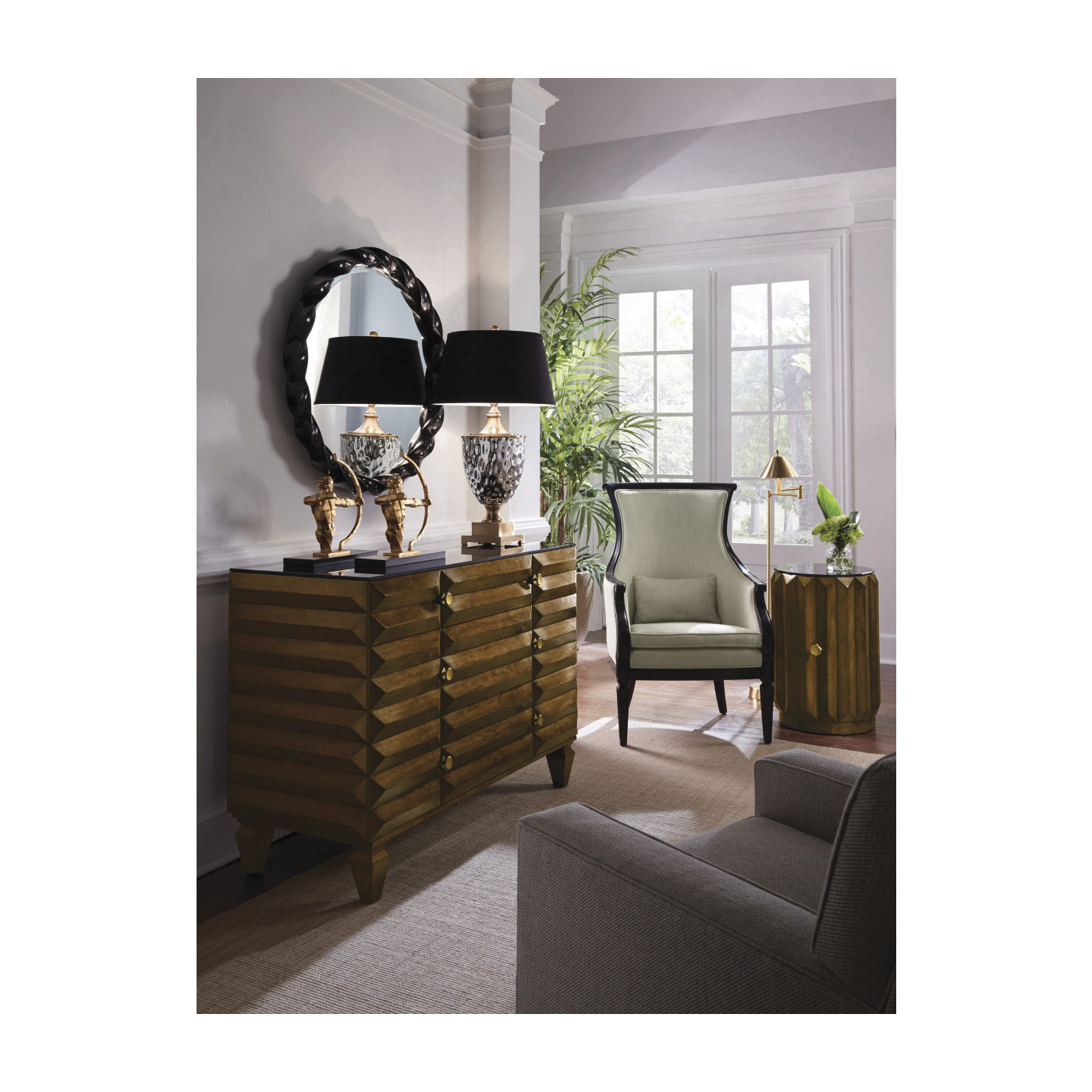 Upholstered Occasional Chair in Mazo