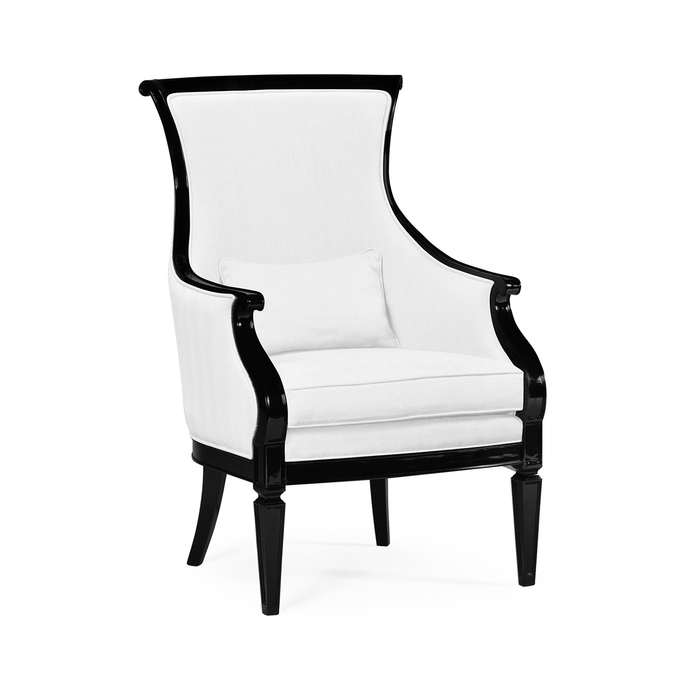 Upholstered occasional chair in COM