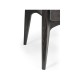 Rectangular Architects Black Mocha Oak End Table with Under-tier and Glass Top