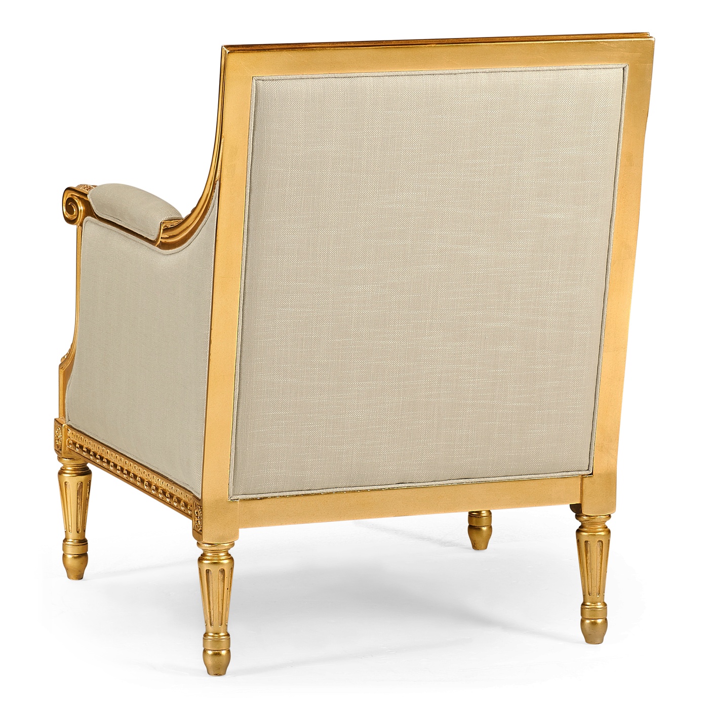 Antique Gold-leaf Occasional Chair