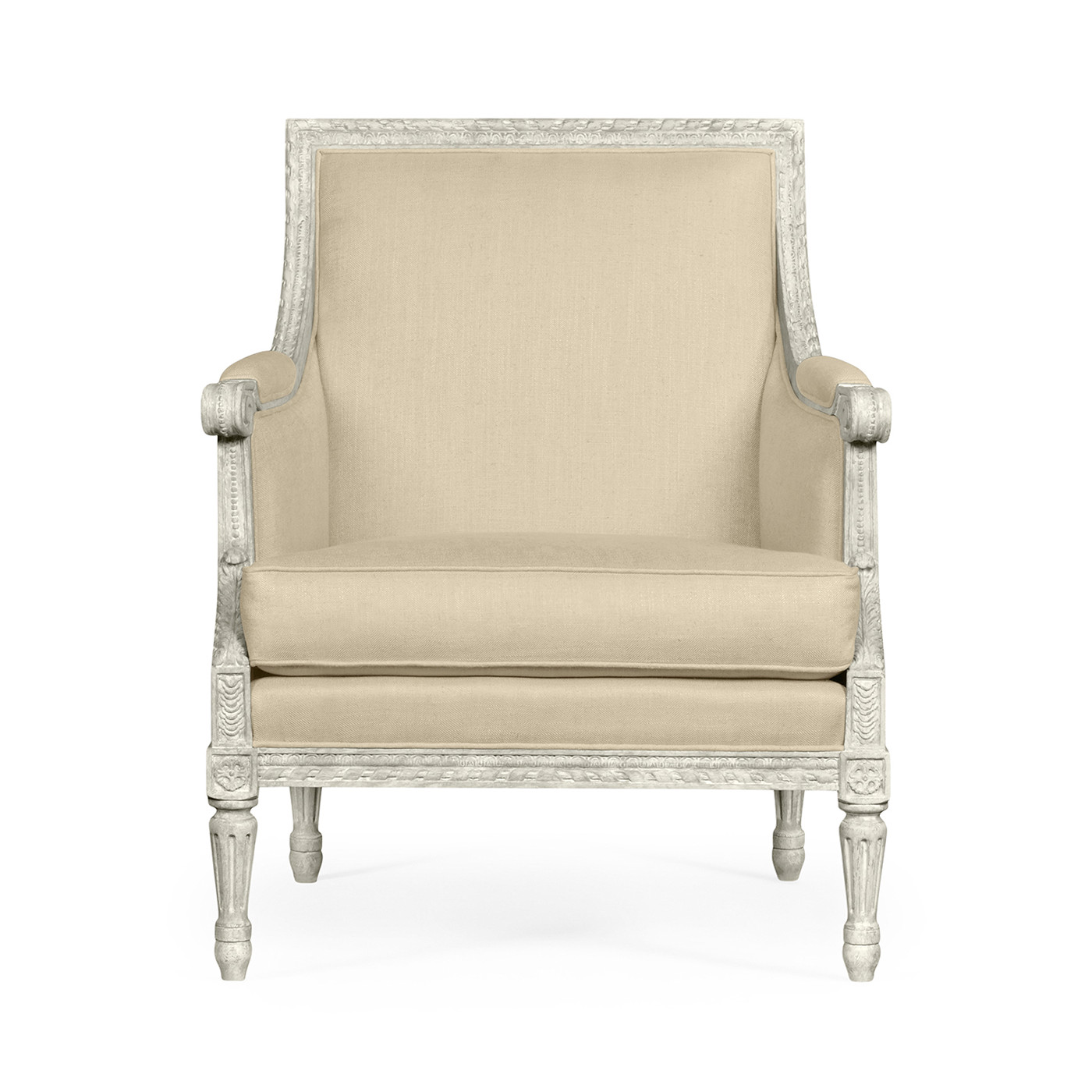 Natural Greige Occasional Chair