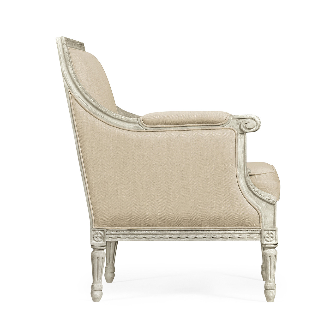 Natural Greige Occasional Chair